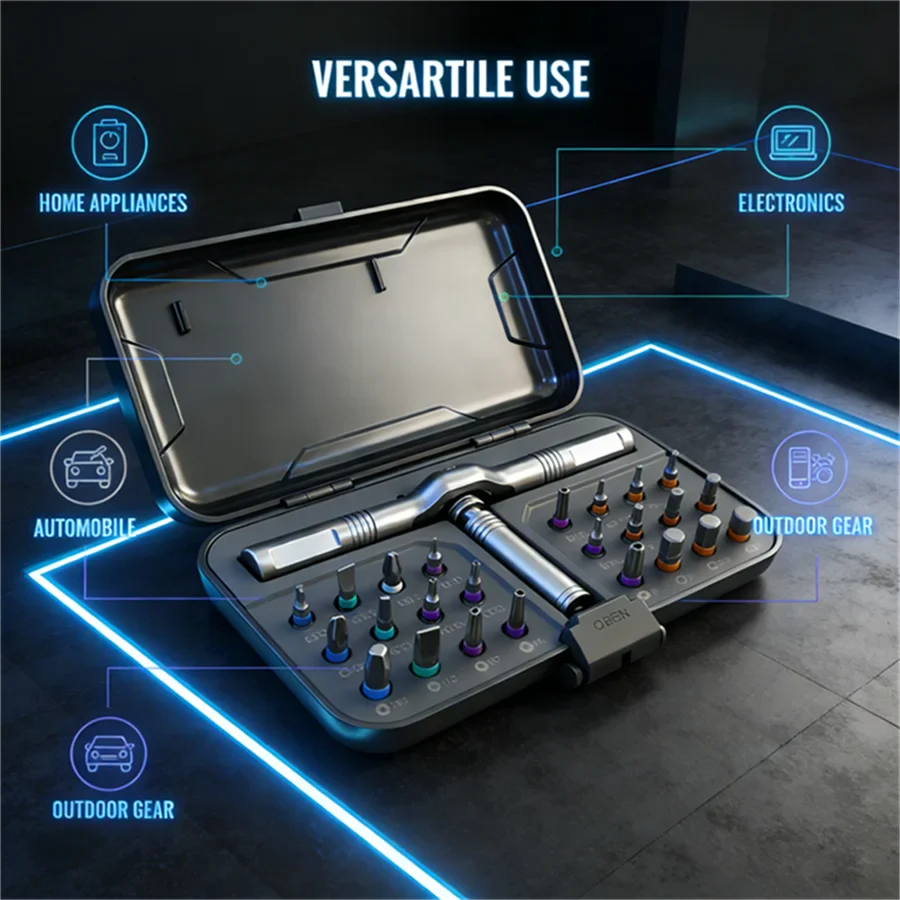 24-in-1 Magnetic Ratchet Screwdriver Set 🔧 - Image 8