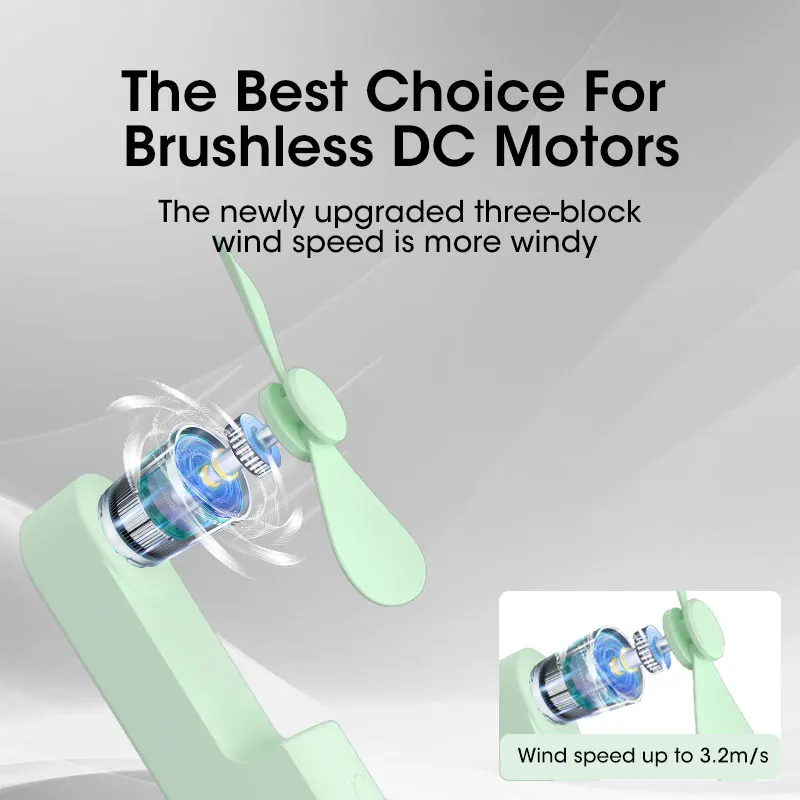 Foldable Mini Electric Fan 🌬️ 🧊 - Image 3