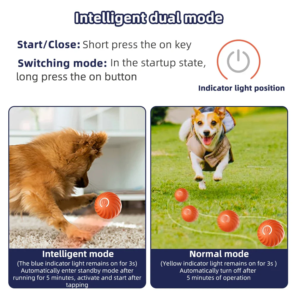 Automatic Smart Moving Ball 🎾 (Dog Toy) - Image 4